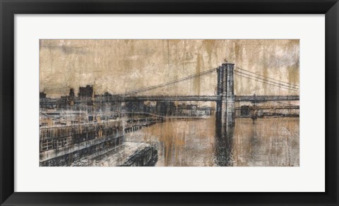 Framed Brooklyn Bridge 1 Print