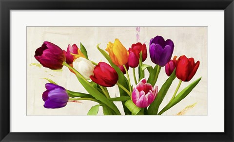 Framed Bouquet d'Ete Print