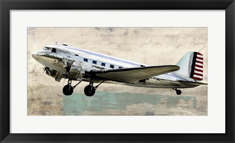 Framed Let's Fly Away Print