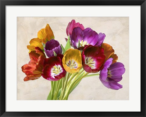 Framed Tulipani Danzanti Print