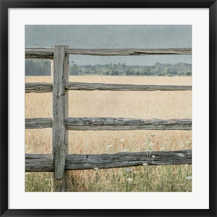 Framed Neutral Country I Print