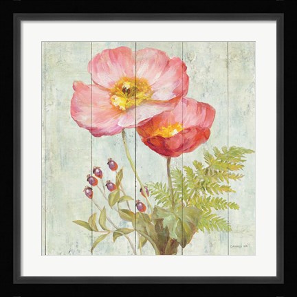 Framed Natural Floral IV Print