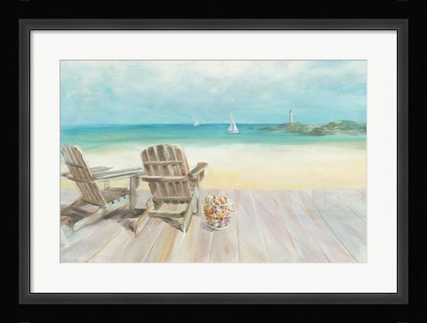 Framed Seaside Morning no Window Print