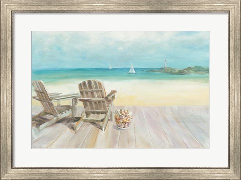 Framed Seaside Morning no Window Print