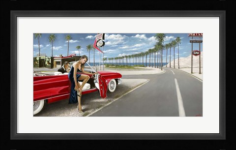 Framed Last Stop Before the Ocean Print