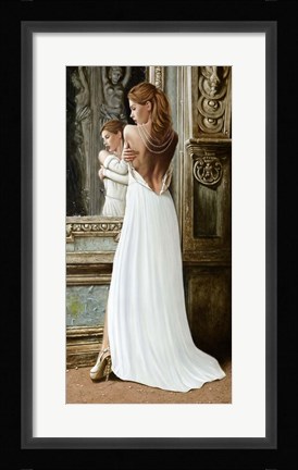 Framed At the Mirror Print