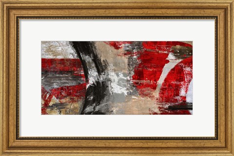 Framed Red Tornado Print