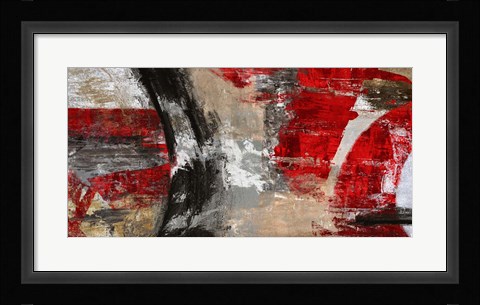 Framed Red Tornado Print