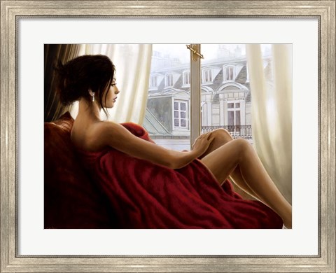 Framed At the Window Print