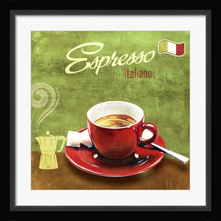 Framed Espresso I Print