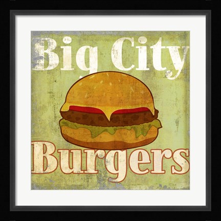 Framed Hamburger Print