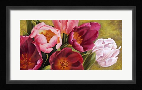 Framed My Tulips Print