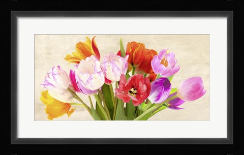 Framed Tulips in Spring Print