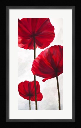 Framed Reds III Print