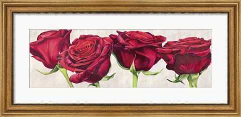 Framed Rose Romantiche Print