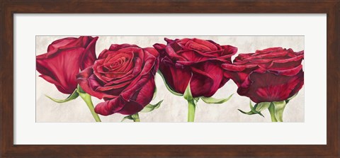 Framed Rose Romantiche Print