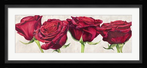 Framed Rose Romantiche Print