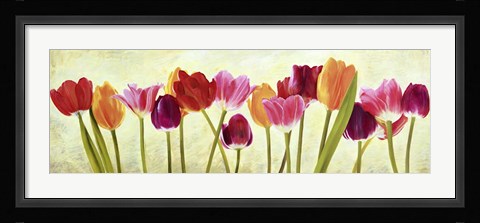 Framed Tulip Parade Print