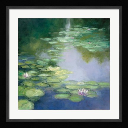 Framed Blue Lily I Print