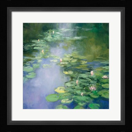 Framed Blue Lily II Print