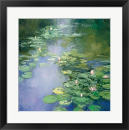 Framed Blue Lily II Print