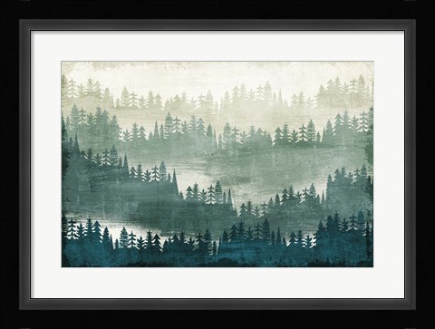 Framed Mountainscape Print