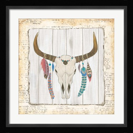 Framed Bohemian Rising I Print