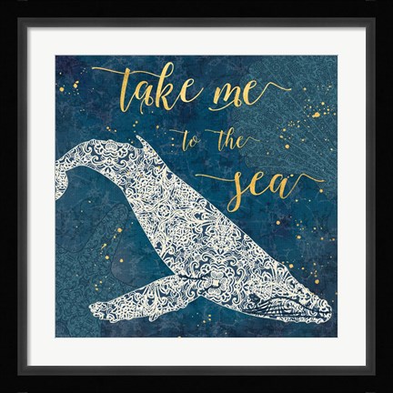 Framed Coastal Lace V Print