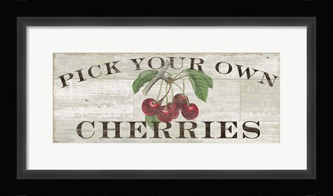 Framed Farm Fresh Cherries Print