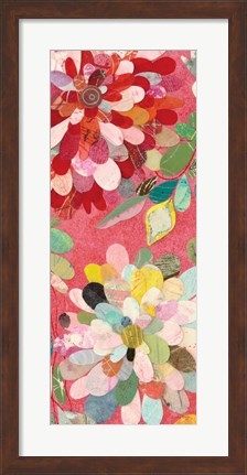 Framed Red and Pink Dahlia IV Print