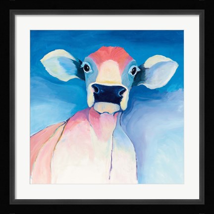 Framed Bella Blue Print