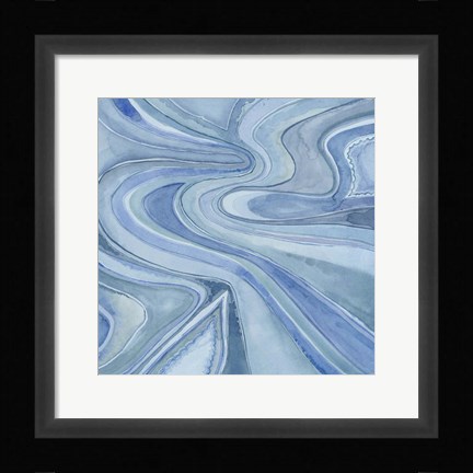 Framed Pastel Agate I Print