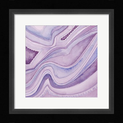 Framed Pastel Agate II Print