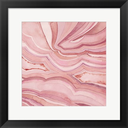 Framed Pastel Agate III Print