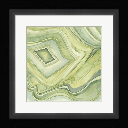 Framed Pastel Agate IV Print