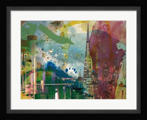Framed San Francisco Buildings I Print