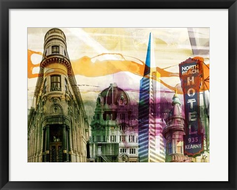 Framed San Francisco Buildings II Print