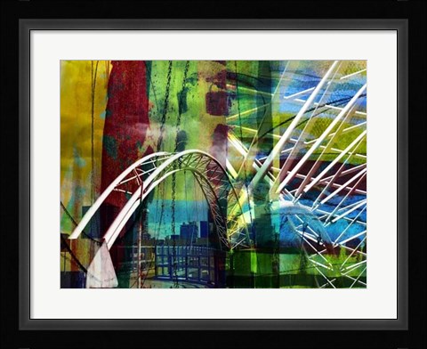 Framed Denver Bridge Print