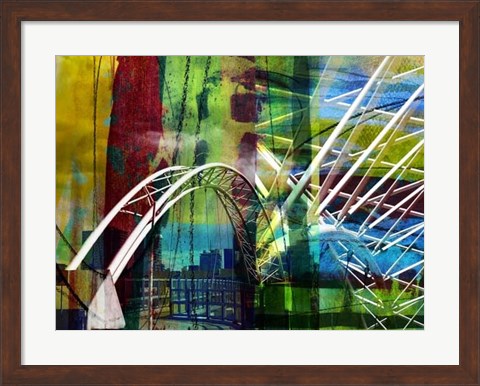 Framed Denver Bridge Print