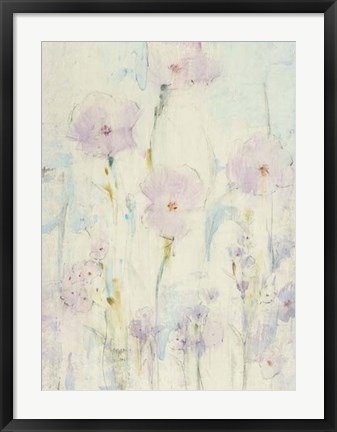 Framed Lilac Floral II Print