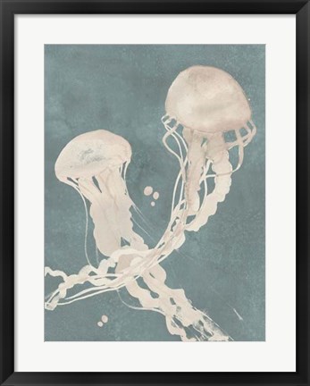 Framed Jellyfish Dance II Print