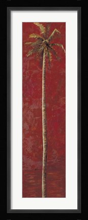 Framed Red Palm III Print