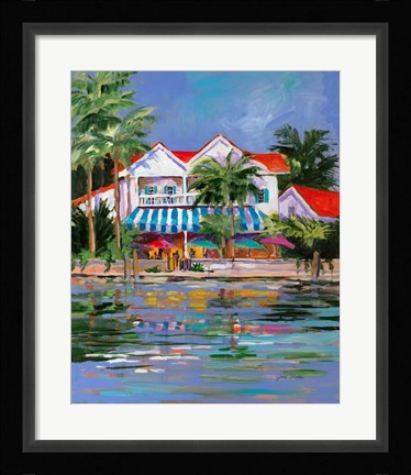 Framed Beach Resort I Print