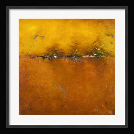 Framed Orange Sunset Print