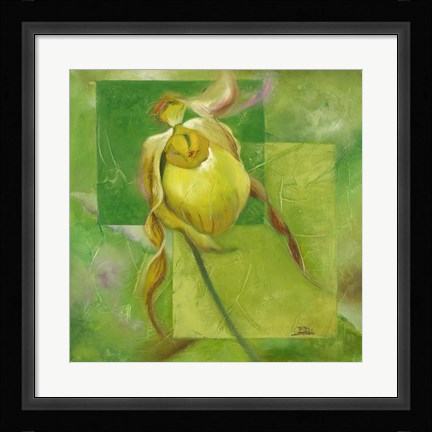 Framed Cool Garden I Print