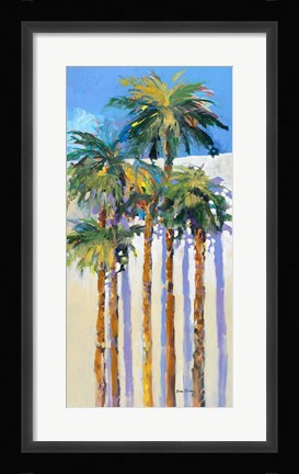 Framed Shadow Palms I Print