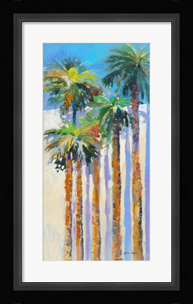 Framed Shadow Palms II Print