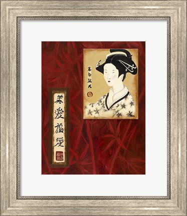 Framed Geisha II Print