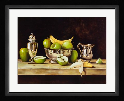 Framed Manzanas Print