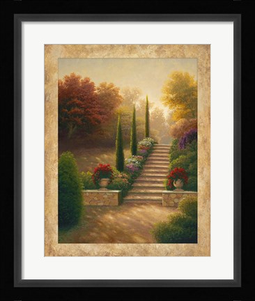 Framed Viola Gardens Print